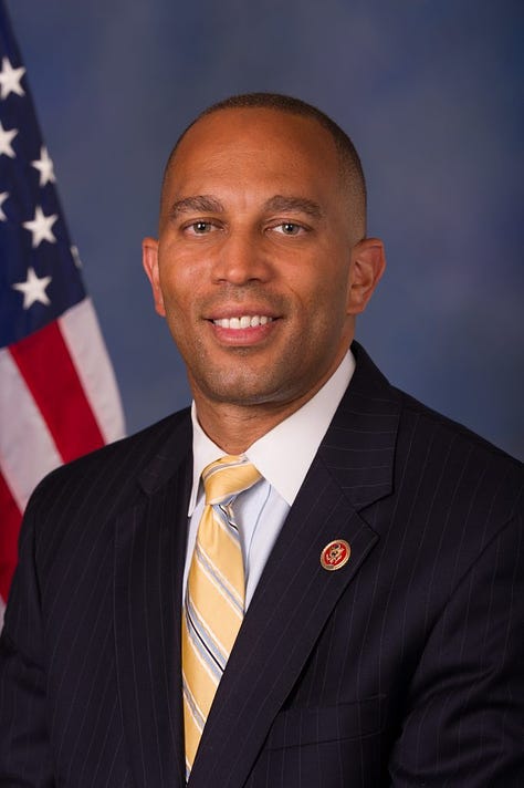 Left to right: Hakeem Jeffries (D-NY), Dan Goldman (D-NY), Bennie Thompson (D-MS)