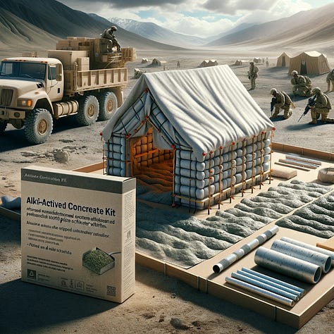 Instant Concrete Housing Elements, Construction Kits and Shelters