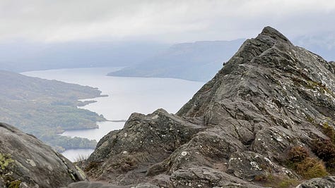 Morning on the summit of Ben A'an!