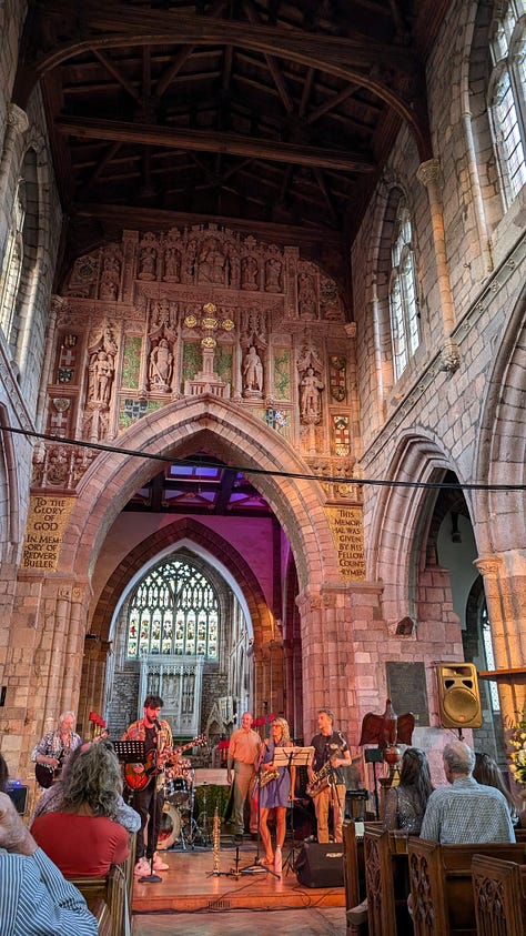 Jazz in Crediton church