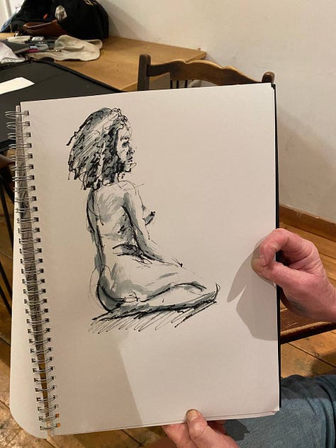 nude model life drawing