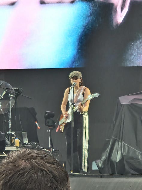 King Princess, followed by the Roots, on support at Hampden Park. 