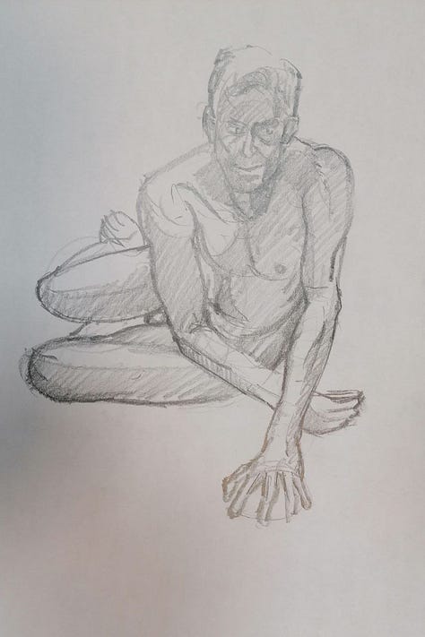 nude model life drawing