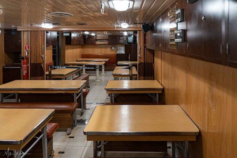 Crew Mess Hall and Showers