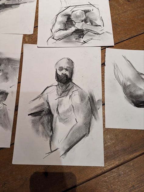 nude male life drawing cardiff 