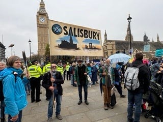 Marching for Clean Water - XR Salisbury