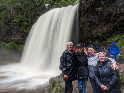 guided waterfall walking in the Brecon Beacons National Park