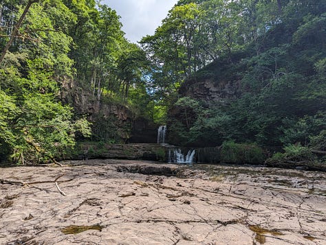 guided waterfall walk with Wales Outdoors in the Brecon Beacons