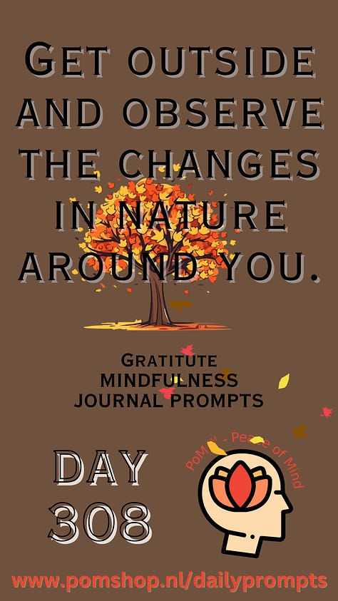 Daily Prompts 308-314 (3rd Nov - 9th Nov 2024)