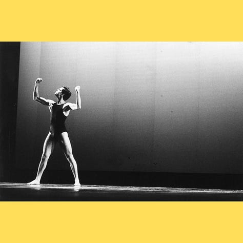 9 photos of Quenntis Ashby dancing in his award-winning solo, "tort", at the 1997 FNB Dance Indaba at the Baxter Theater.