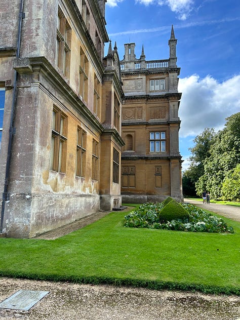 Six photos of the north-facing side of Corsham Court. Images: Roland’s Travels