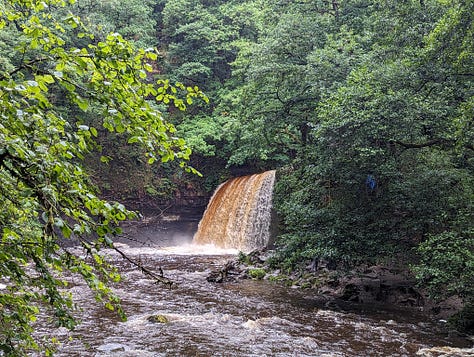 guided walk of the Brecon Beacons waterfalls