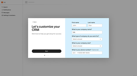 Winning onboarding screens