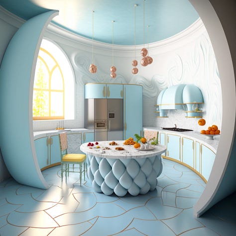 Gallery of joyful kitchens.