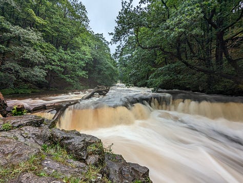 guided hike in the waterfalls area of the brecon beacons national park