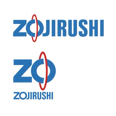 Zojirushi logo concepts designed by PAOS in 1988