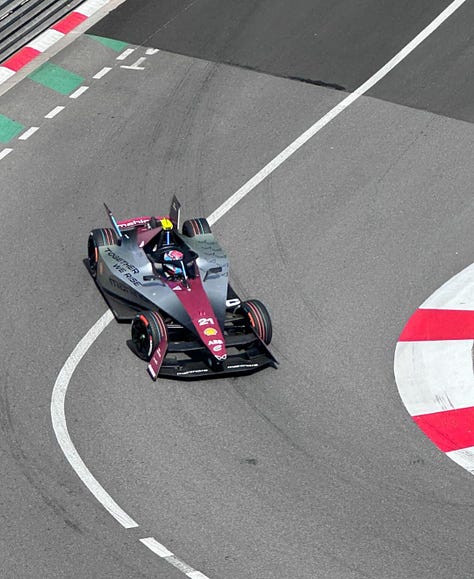 Formula E from the Hairpin corner