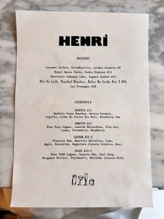 Henri restaurant by Jackson Boxer, Covent Garden, London