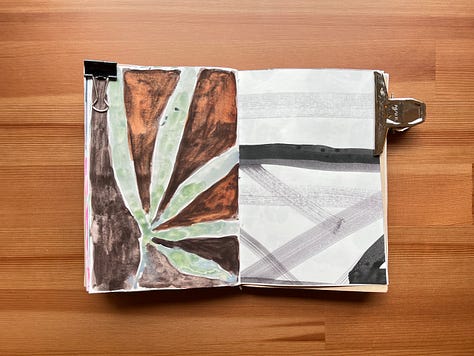 Mixed media botanical art