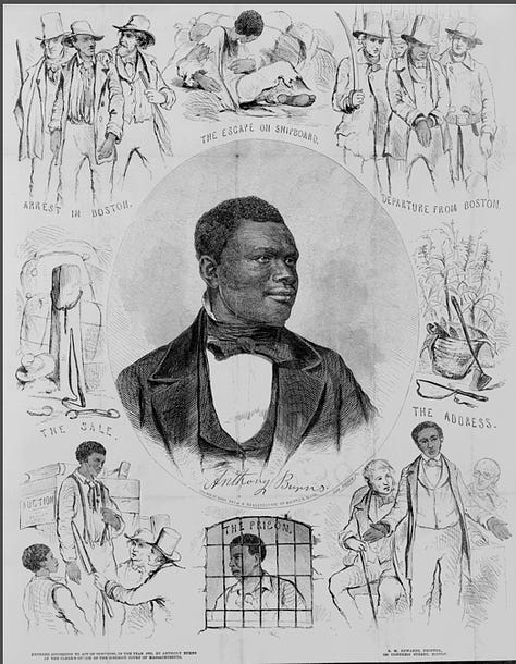 "Sparking Freedom" shares stories of enslaved resistance, including those of Anthony Burns, John Washington, and the 10,000 people who crossed the Rappahannock River to freedom during the Battle of Fredericksburg. Photos courtesy FAM.