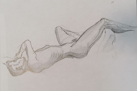 nude model life drawing