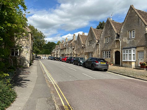  The 17th century Weavers Cottages in High Street, Corsham, are seen from 3 angles. Images: Roland’s Travels 