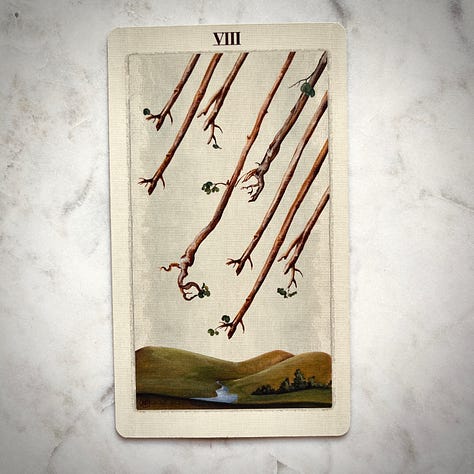 The eight of wands tarot deck, six different interpretations of the tarot artwork and cards