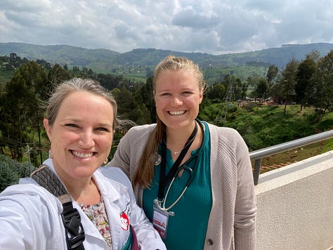 Anniversary photo with a view; Visiting new babies; Our Homeroom grades 9 and 10; My visit to Butaro Hospital; Grade 7 Science; Thanksgiving with Rwandan family; Grades 3-5 Bible club; Taco Nights by flashlight; Appreciating other cultures at the International Picnic