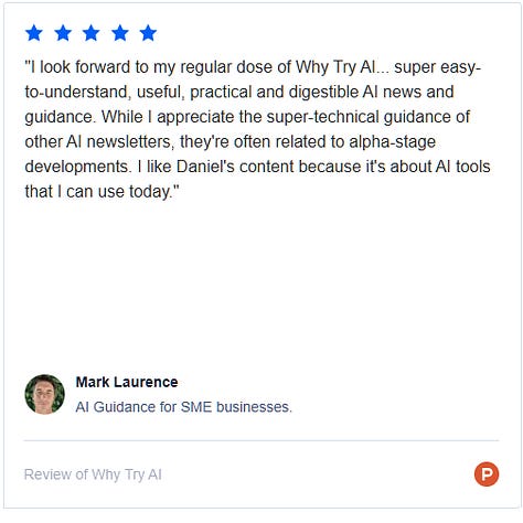 Praise and testimonials for Why Try AI