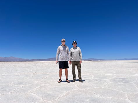 Travels with my Dad (Egypt and Argentina)