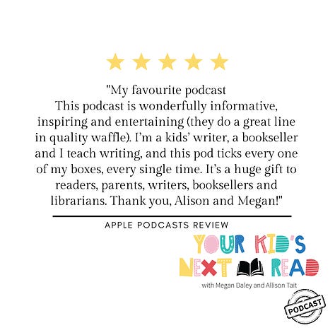 Reviews of your kids next read podcast