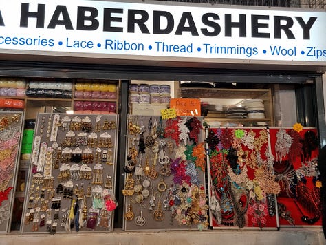 Queens Market haberdashery
