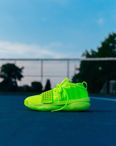 Damian lillard shoes neon deals