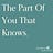 The Part of You That Knows by Rachael Chrystal 