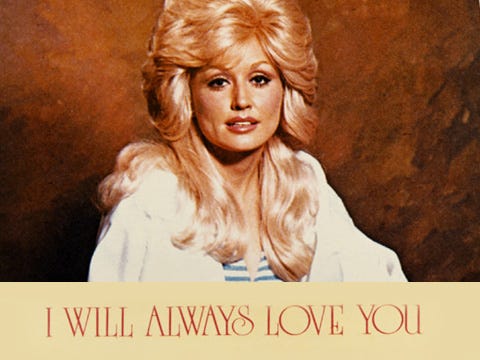 Whitney Houston records Dolly Parton's I Will Always Love You
