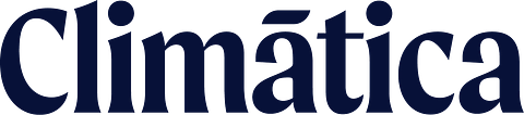 logo de climática en color azul oscuro
