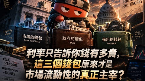 【流動性拆解の2】利率只告訴你錢有多貴，這三個錢包原來才是市場流動性的真正主宰？