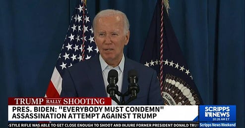 President Biden spoke with Trump following rally shooting
