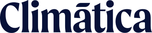 logo de climática en color azul oscuro