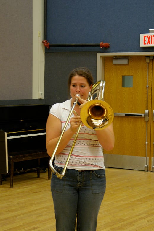 Post trombone top