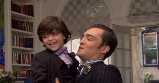 chuck bass y blair waldorf bebe