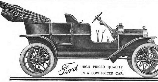 Any color the customer wants, as long as it's black.” Henry Ford