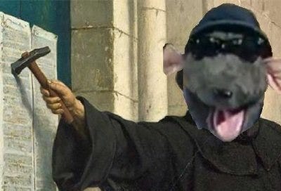 59 Theses - by Academic Agent - The Forbidden Texts