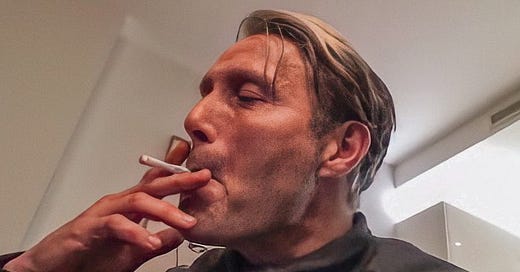Mads mikkelsen pink hoodie online