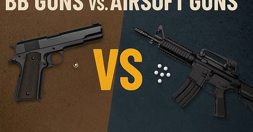 BB Guns vs. Airsoft Guns: What’s the Difference and Which is Right for You?