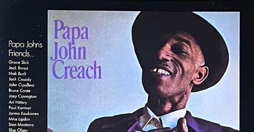 Jerry Garcia他、豪華ゲスト参加！PAPA JOHN CREACH Jerry Garcia他、豪華ゲスト参加！PAPA JOHN CREACH Garcia