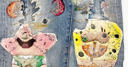 VUJA DÉ X PROLETA RE ART 'GLITCH BORO' DENIM