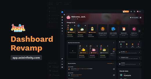 App.Axie Dashboard Revamp - The Lunacian