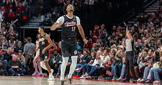 Rose garden trail blazers discount