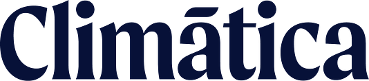 logo de climática en color azul oscuro